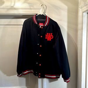 Official Death Wish Coffee Company Varsity jacket 100% cotton shell with nylon